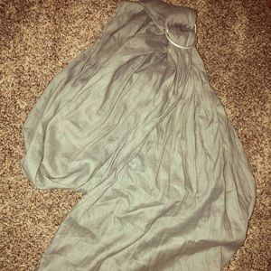 Bibetts Gray 100% linen Ring Sling